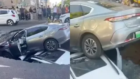 道路塌陷