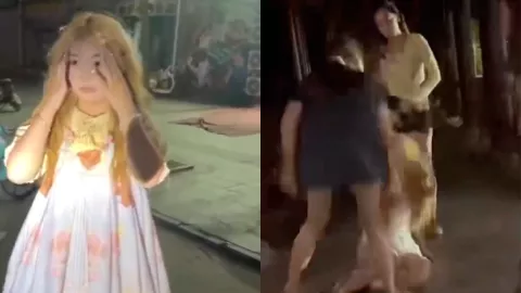 黄毛女孩