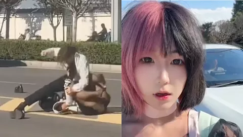 网红女骑士