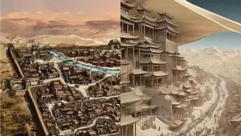 楼兰古城消失