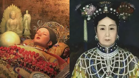 慈禧满棺珍宝