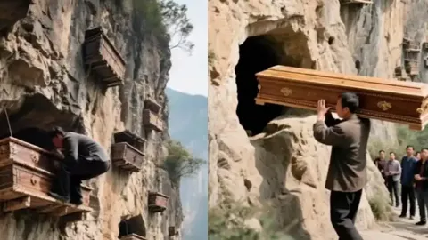 三峡巴人悬棺