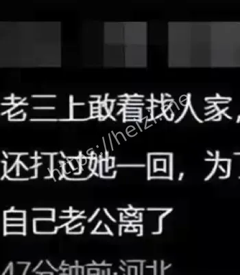 男子出轨