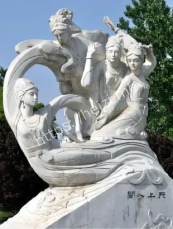 牛郎织女雕塑