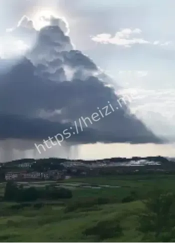 局部暴雨全景