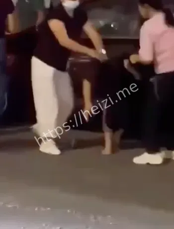 当街暴打小三