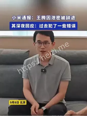 王腾泄密事件