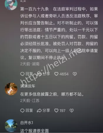 辱骂法官