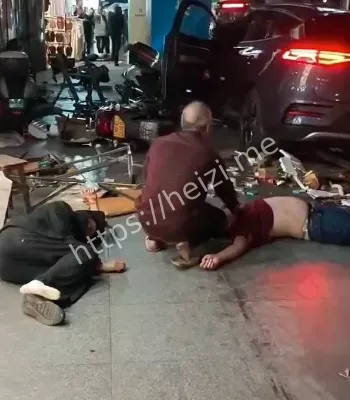 撞飞5名行人