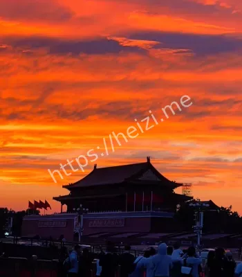 北京绝美晚霞