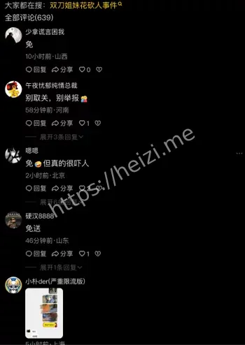 精神小妹被砍