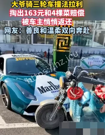 大爷撞法拉利