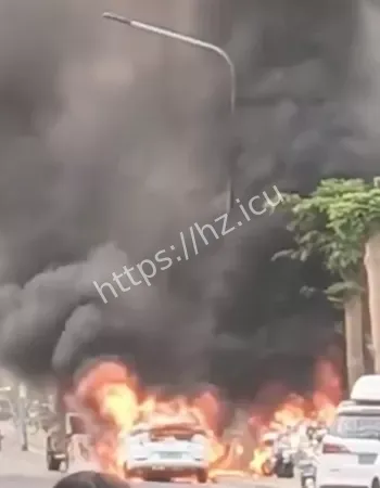 路边自燃爆炸